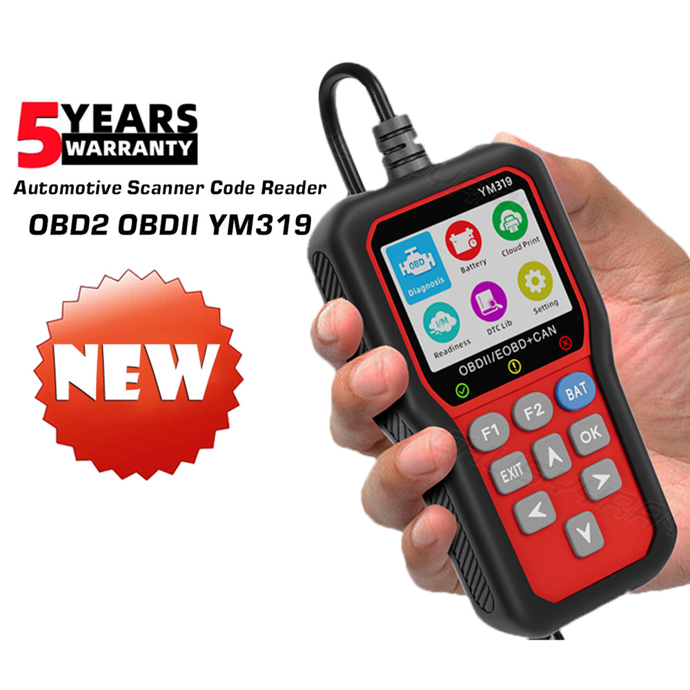 2025 YM319 OBD2 Scanner Engine  SRS Code Reader Car Diagnostic Tool