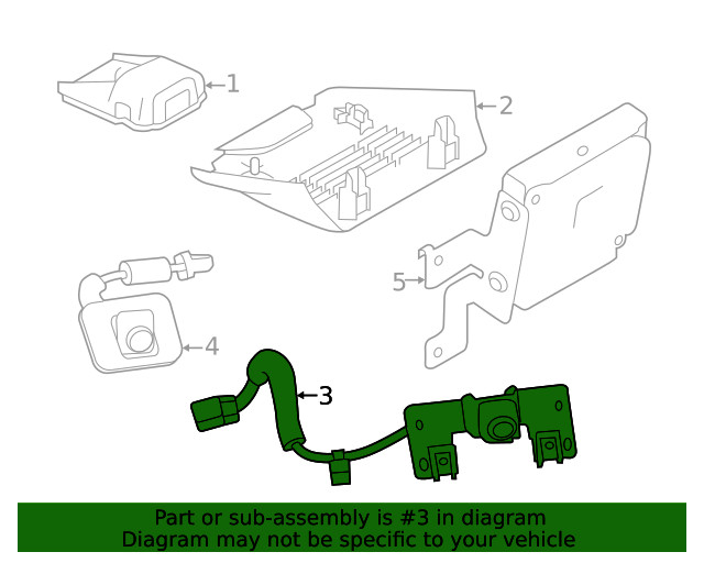 Genuine Nissan Collision Avoidance Camera 284F1-9HF0B