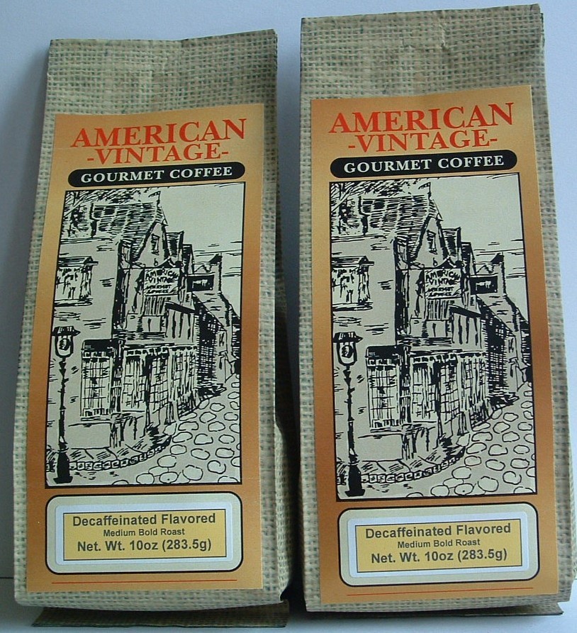 Decaffeinated Red Hot Cinnamon 2/10oz ground Medium Bold Roast