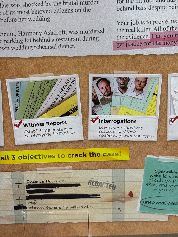 Unsolved Case Files Game - Harmony Ashcroft