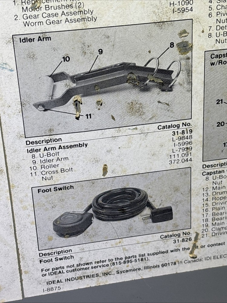 Ideal Wire And Cable Pulling System, Vintage Cable Puller; 31-830 Set 2