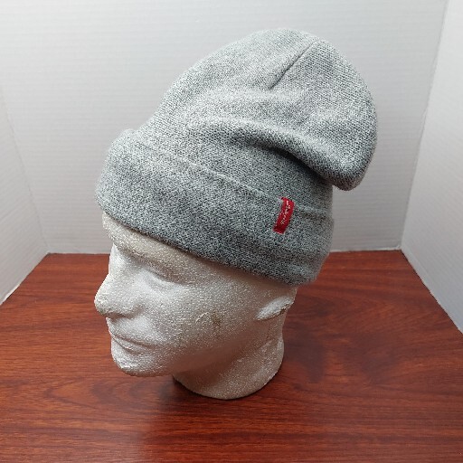Levis Rainbow Stripe Knit Beanie Hat Cap