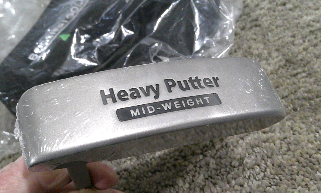 Boccieri Heavy Putter CY2 Mid Weight Head Only New w/ Cover