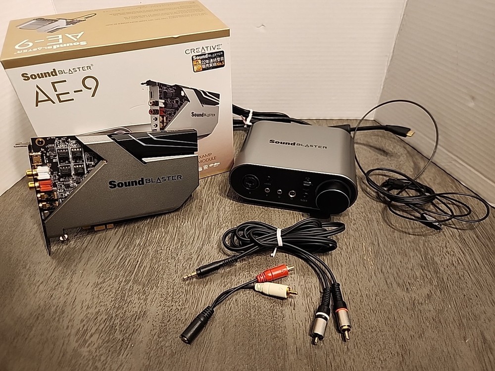 Creative Labs Sound Blaster AE-9 Tested And Working In Box Complete