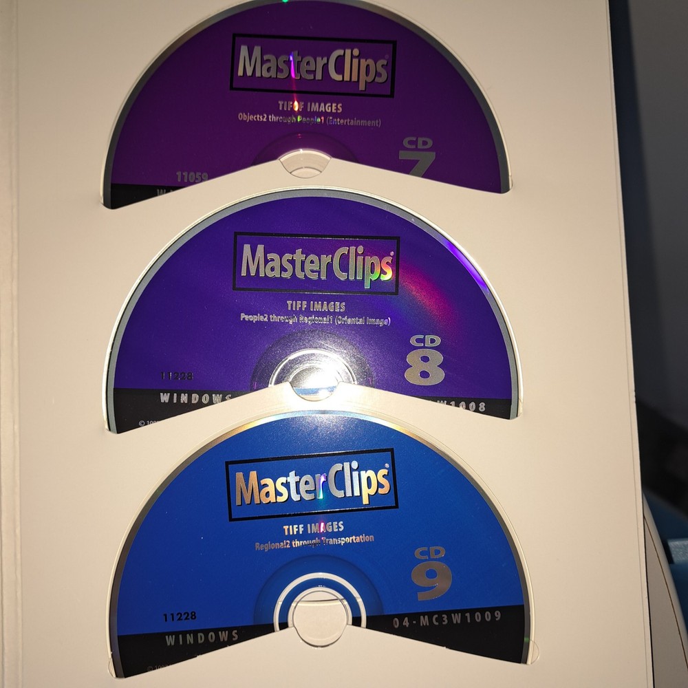 IMSI MASTERCLIP 15 CD'S 1997 NICE CONDITION WINDOWS