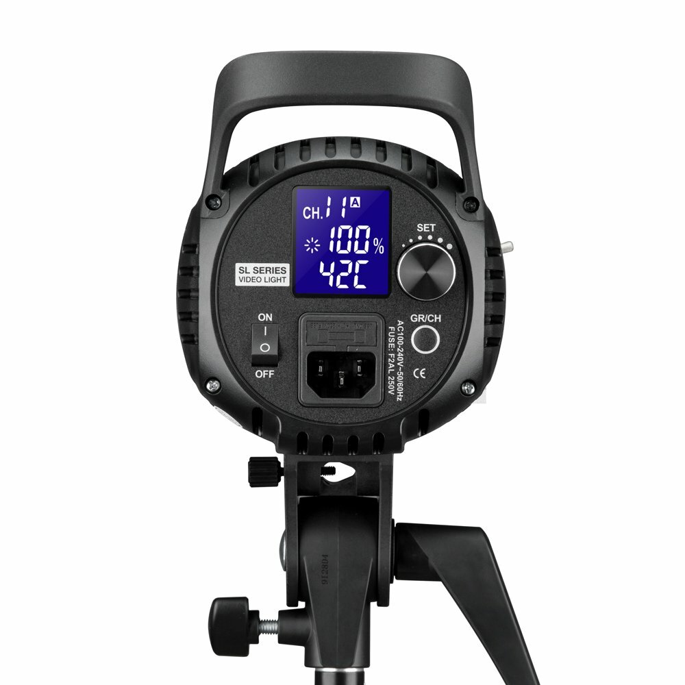 US Godox SL-60W 5600K Studio LED Video Light+80cm Octagon Umbrella Softbox Stand