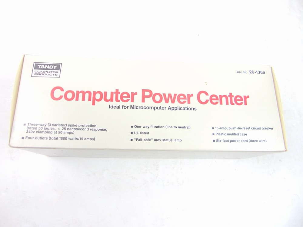 Tandy Computer Power Center 26-1365