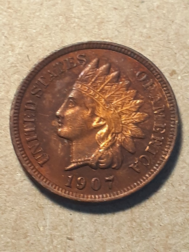 1907 INDIAN HEAD CENT