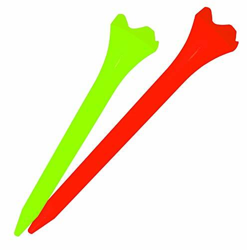 Pride Golf Tees 3 1/4" Plastic Evolution Matte Finish ORANGE - 30 Pack