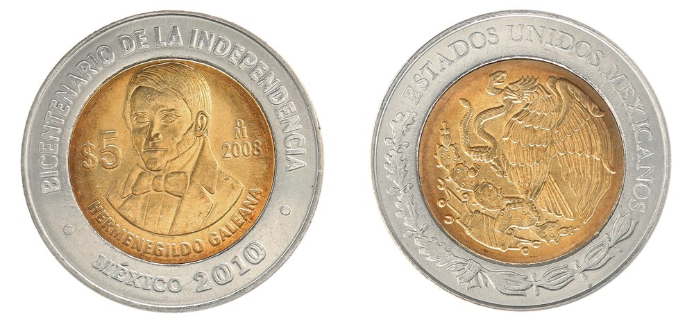 Mexico 5 Pesos, 2008, KM #906, Mint, Commemorative