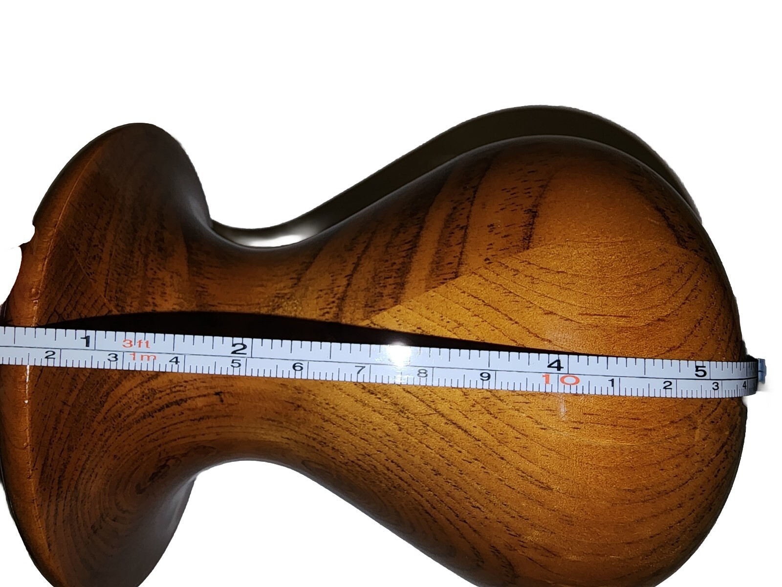 Beautiful Vintage MCM Wooden Vase And Bowls. (Set Of 3)