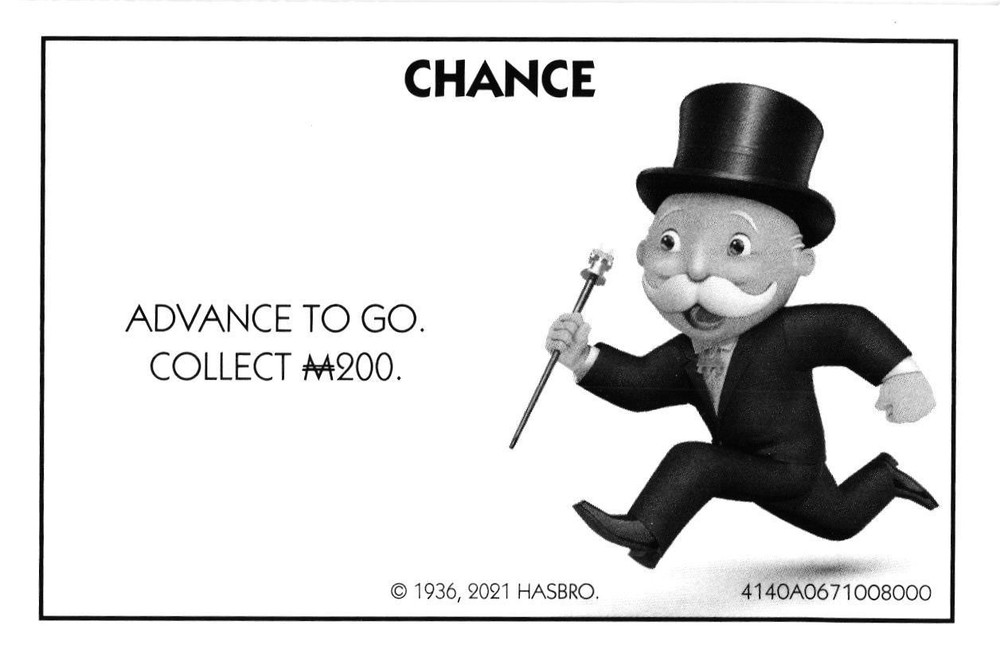 Monopoly Card Chance