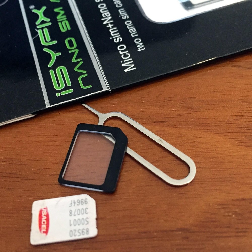 Essential Nano to Micro SIM Card Adapter Set - Fast Installation with Eject Tool