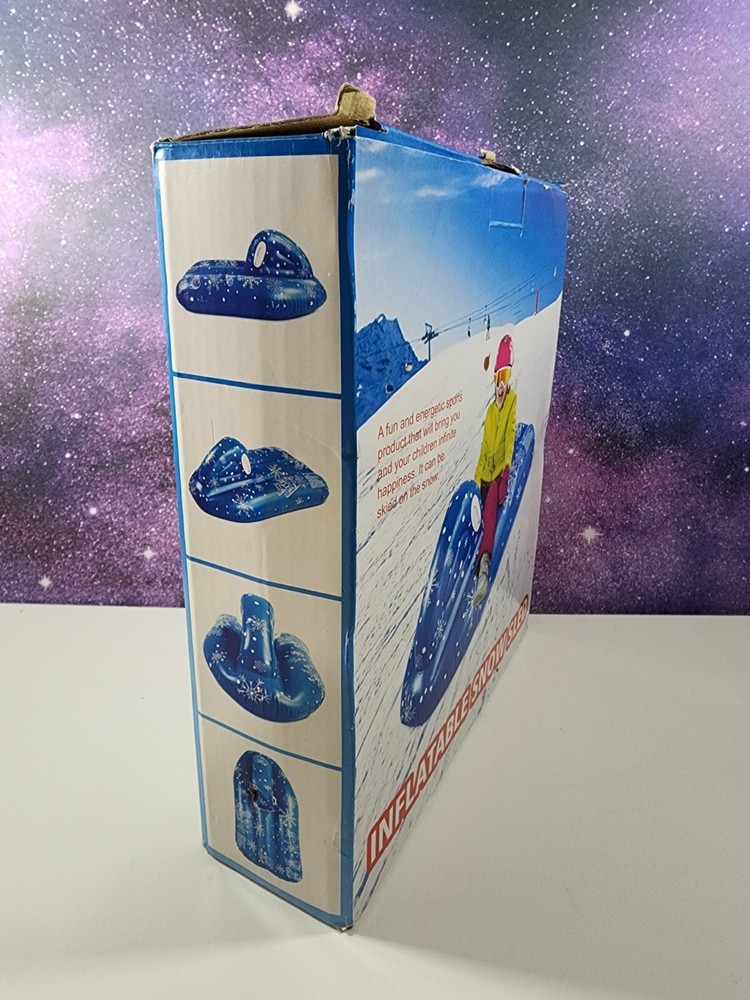 Inflatable Snow Sled snowflakes pattern