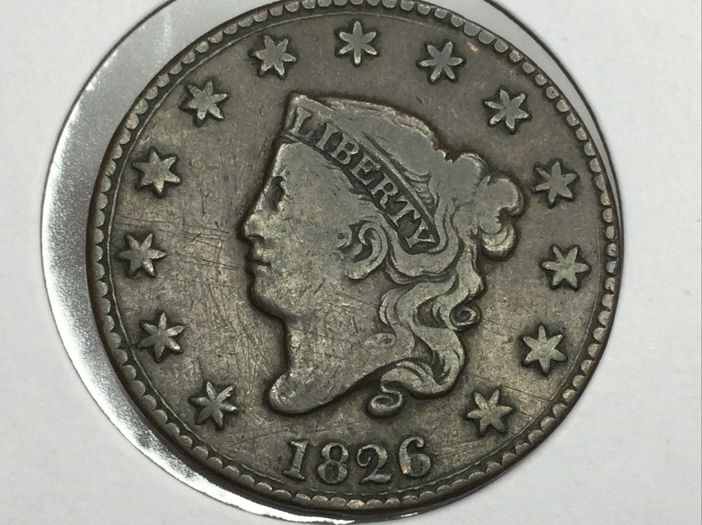1829 Large Cent nice chocolate color
