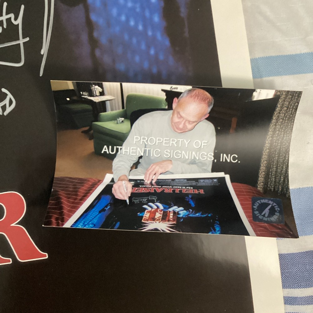 Doug Bradley Hellraiser Autographed Poster 27x39
