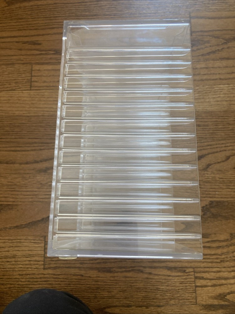 Stackable CD/DVD Multimedia Holder, Media Storage Rack, Clear Plastic 30 CD, US