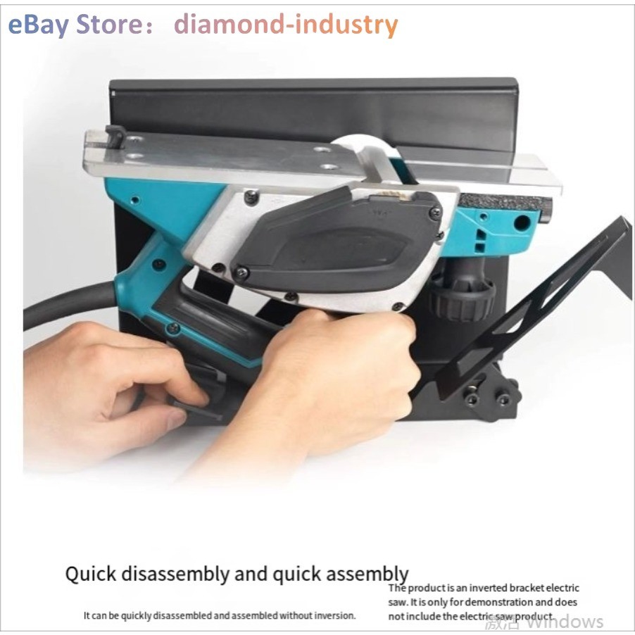 Reversing type planer base inverted base Woodworking planing support component