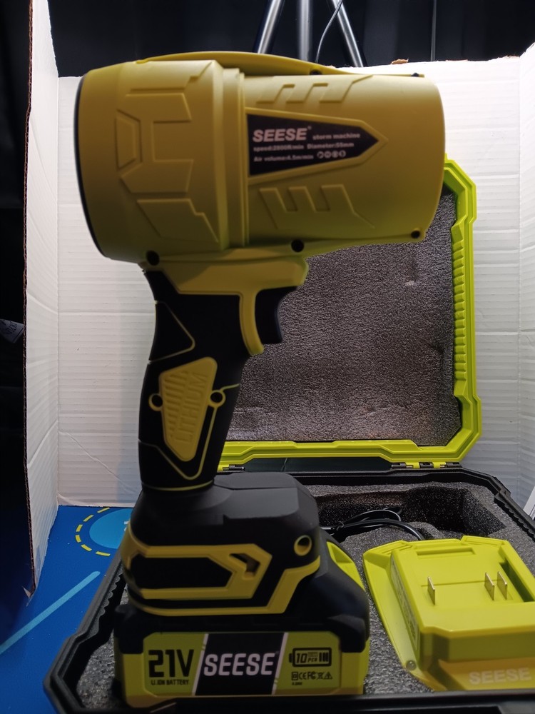 Seese Cordless storm machine - handheld leaf blower & battery & charger