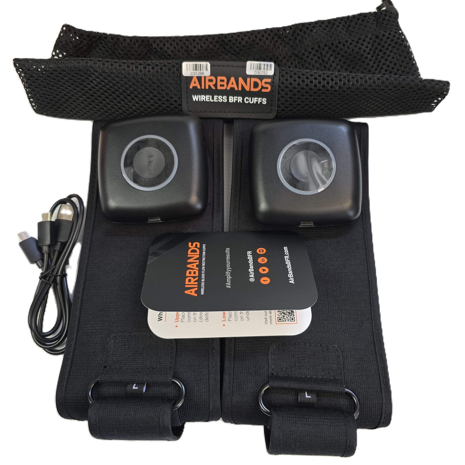 AirBands Large Wireless BFR Cuffs Version 2.0 for Legs (NEW Sealed)