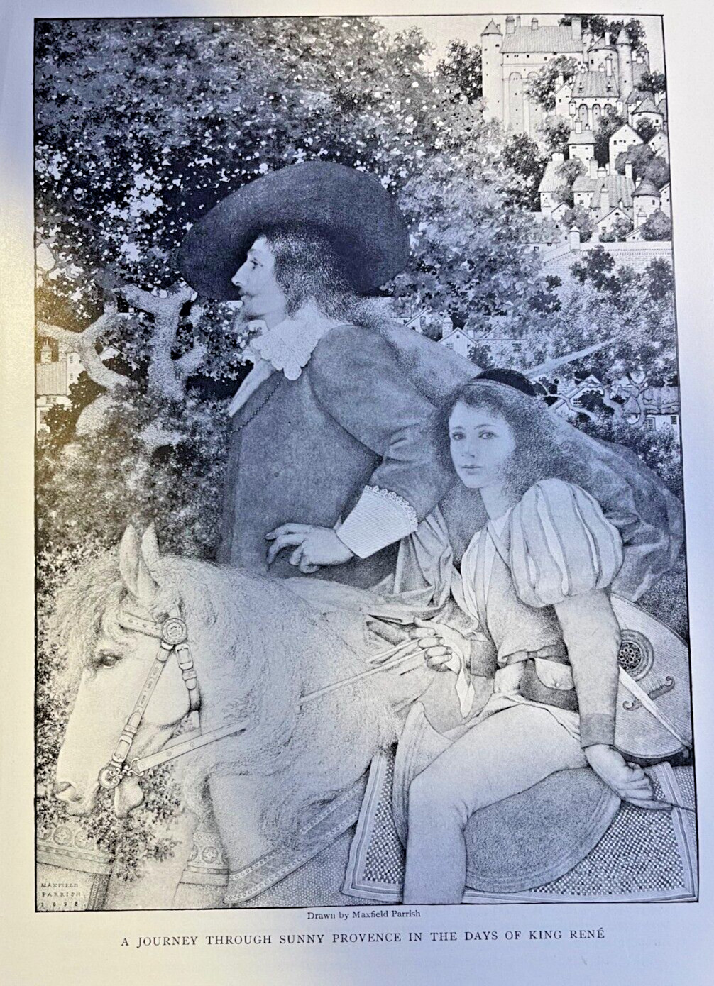 1912 Artist Maxfield Parrish Master of Make Believe