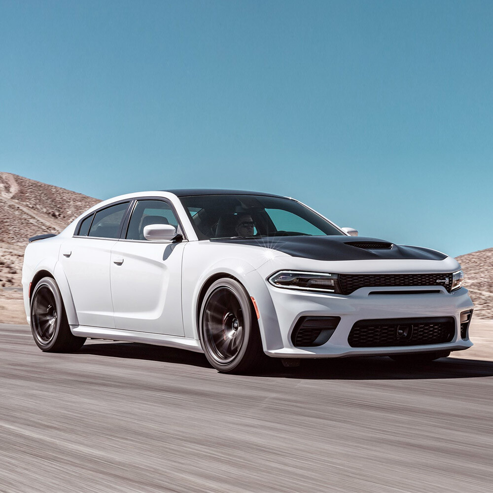 For 15-23 Dodge Charger Halogen Dual Beam Projector Headlights w/ LED DRL LH +RH