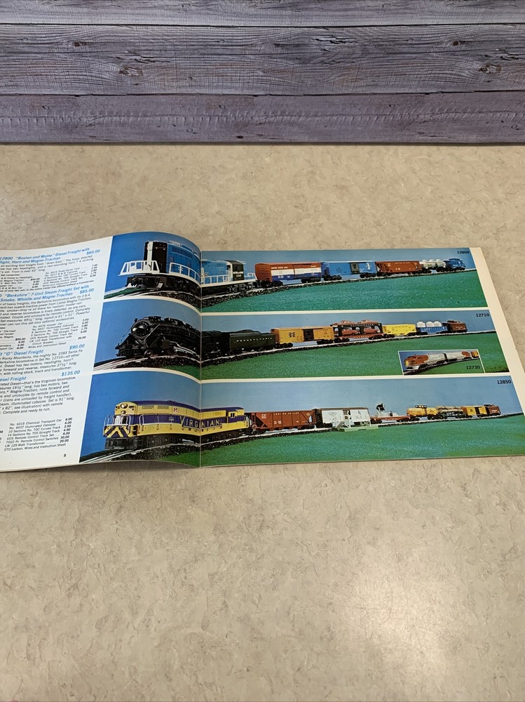 lionel 1966 catalog excellent condition
