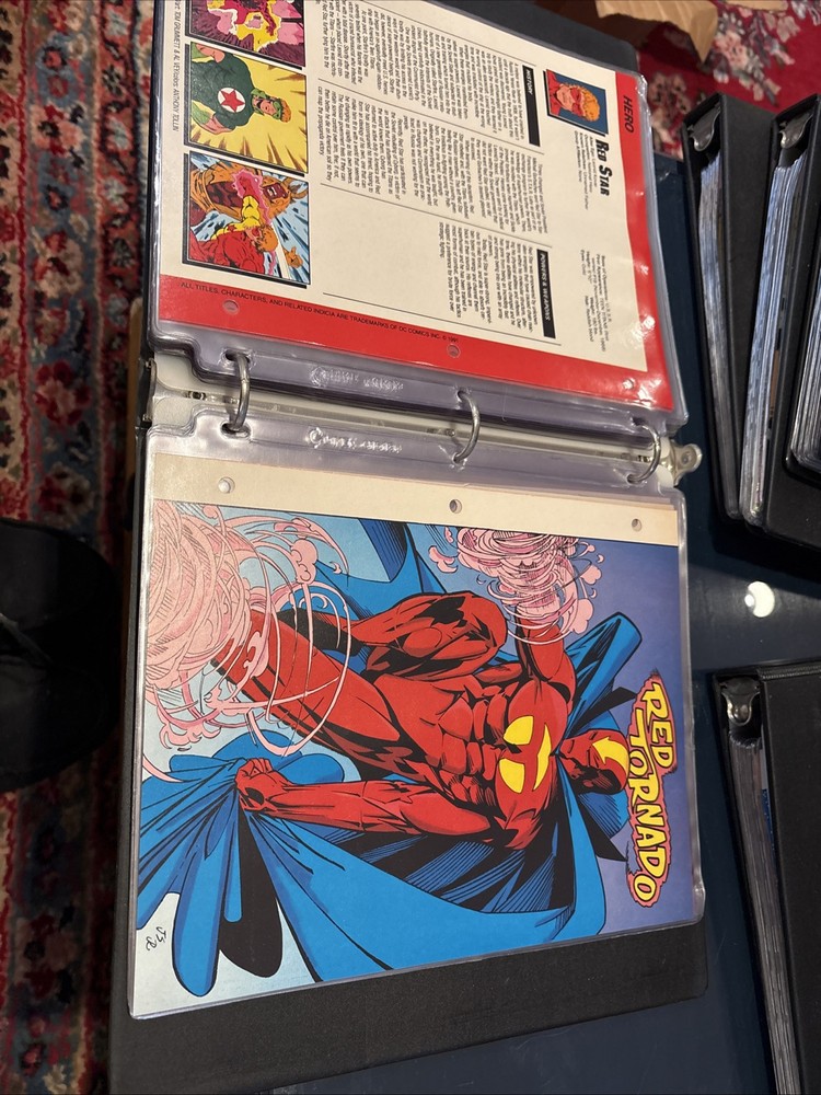 Comic Book Bio Binder