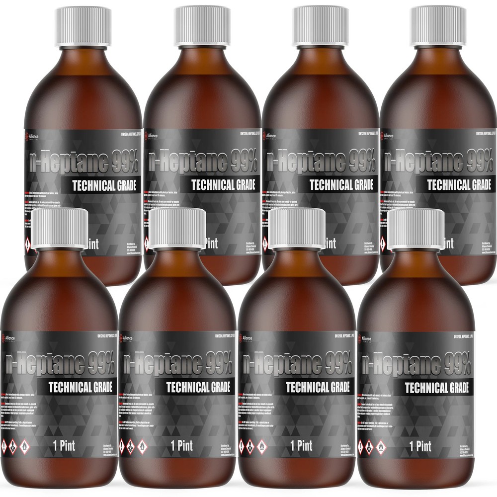 n-Heptane 99% Technical - 8 Pints