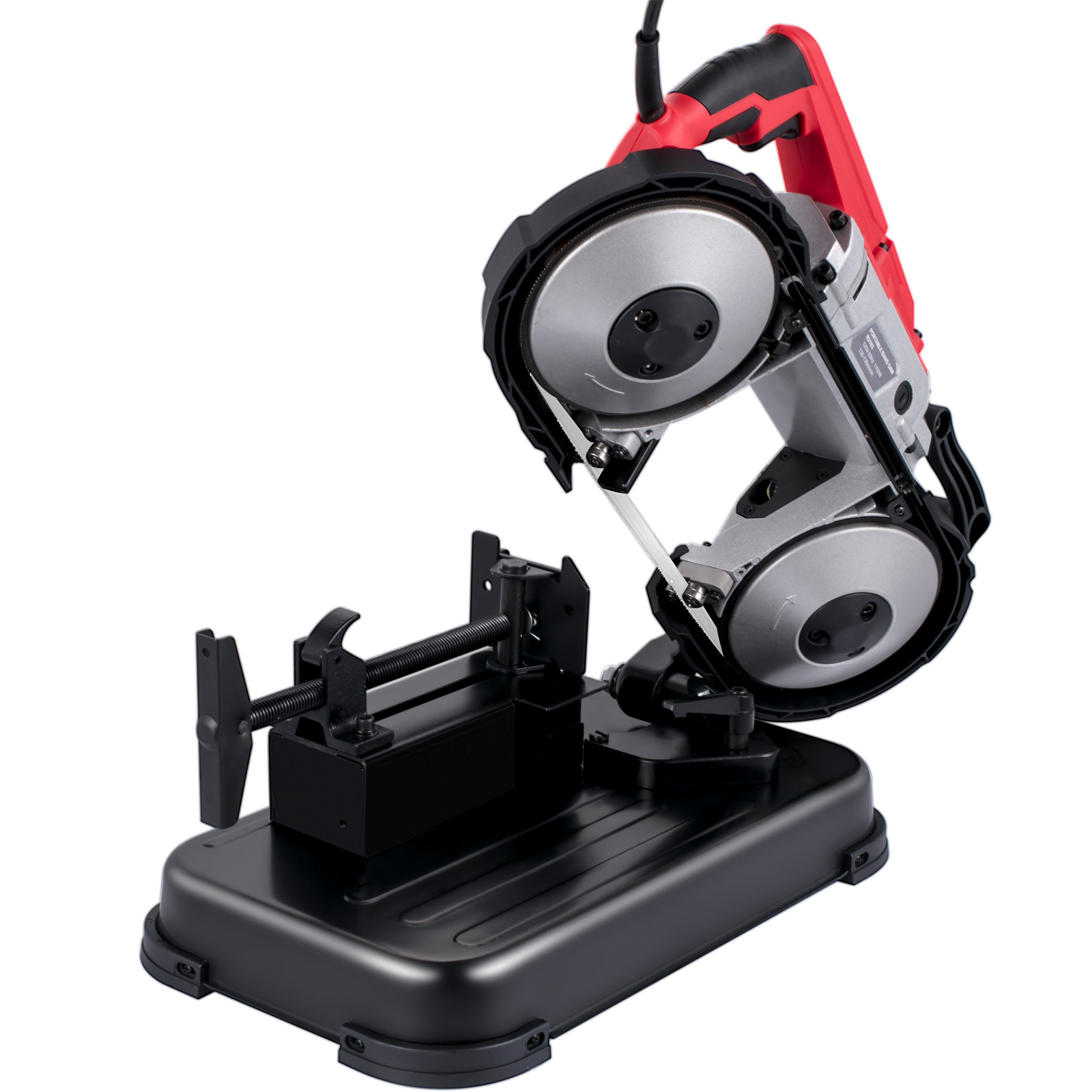 VEVOR Portable Band Saw Variable-Speed 110V Deep Cut 10-Amp Motor w/ Alloy Base