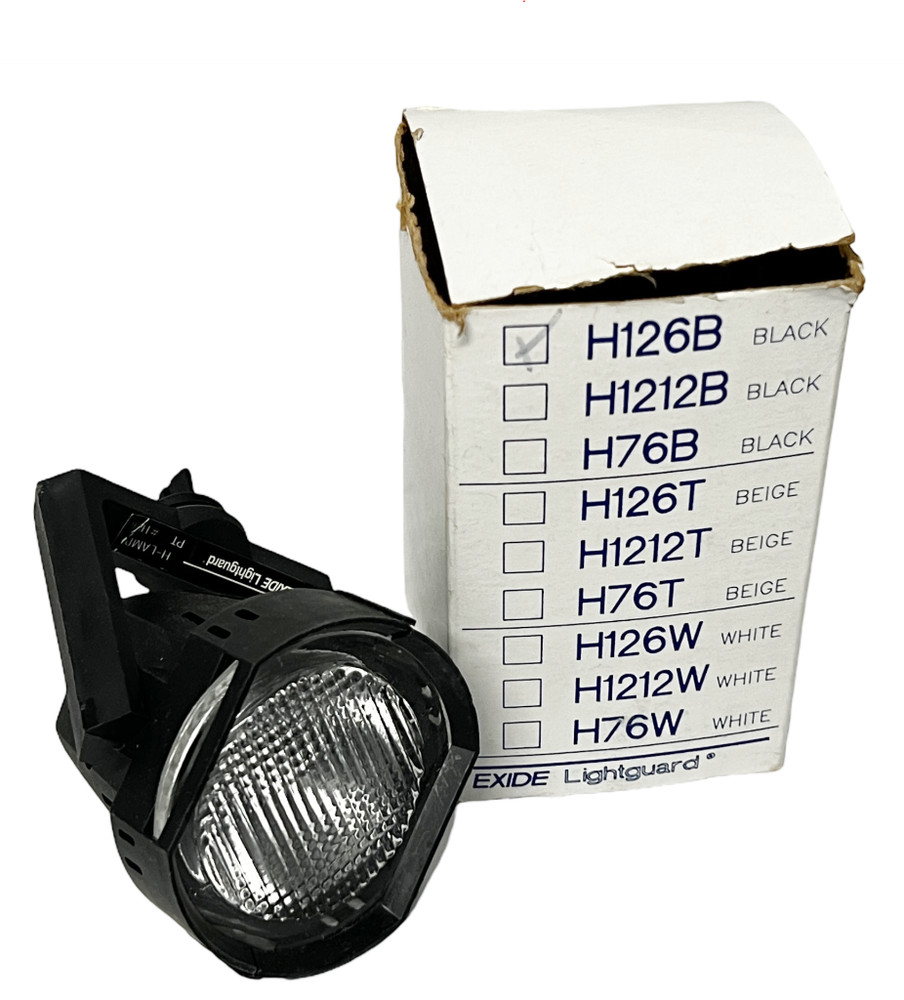 Exide LightGuard H126B Halogen H-Lamp Black