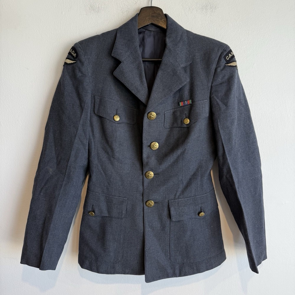 Original WWII RCAF Royal Canadian Air Force Uniform Named Dated 1943