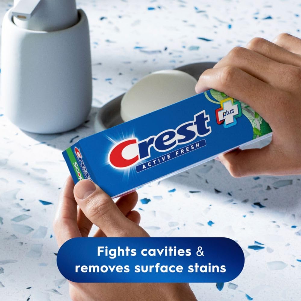 Crest Whitening Plus Scope, Complete Active Fresh + Whitening Toothpaste, 5....