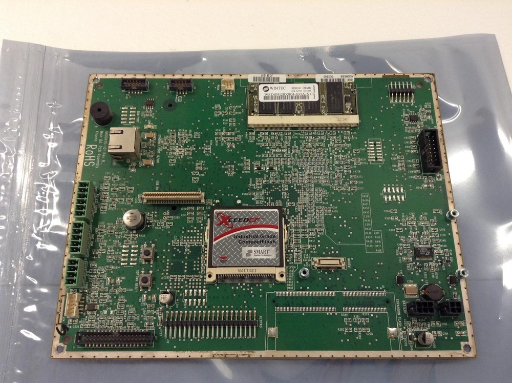 KRONOS 6600415-101 Time Clock Main Board w/ 128MB XceedCf Compact Flash, WORKING