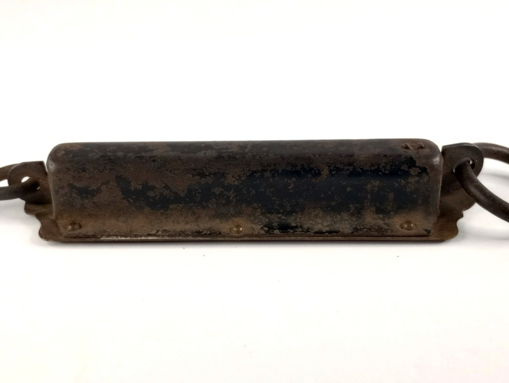 Vintage JOHN CHATILLON & SONS HANGING BRASS SCALE - 0-25 lbs
