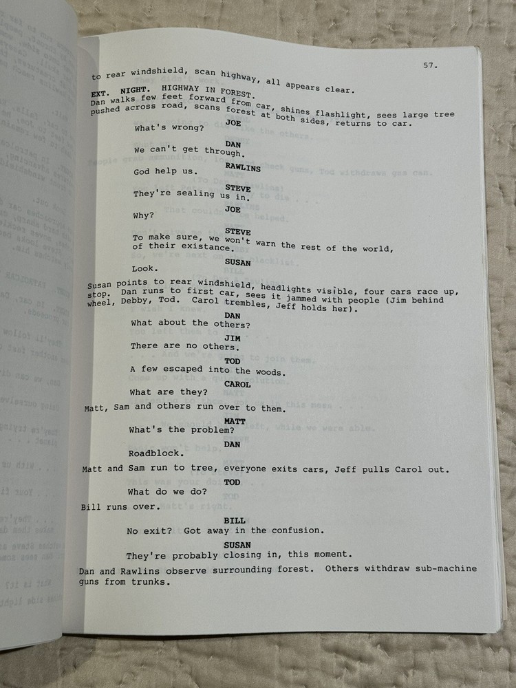 "ENEMY FROM THE UNKNOWN" by John M Radice Script ROBERT BLOCH Estate