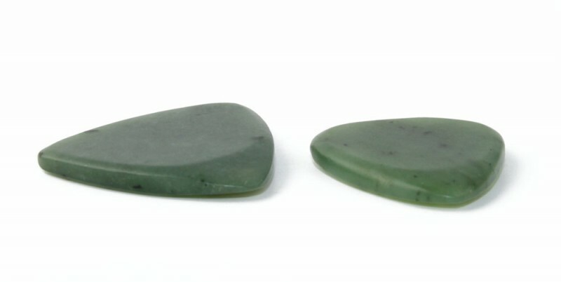 Genuine Natural Nephrite Jade Guitar Pick - 2 Sizes Available