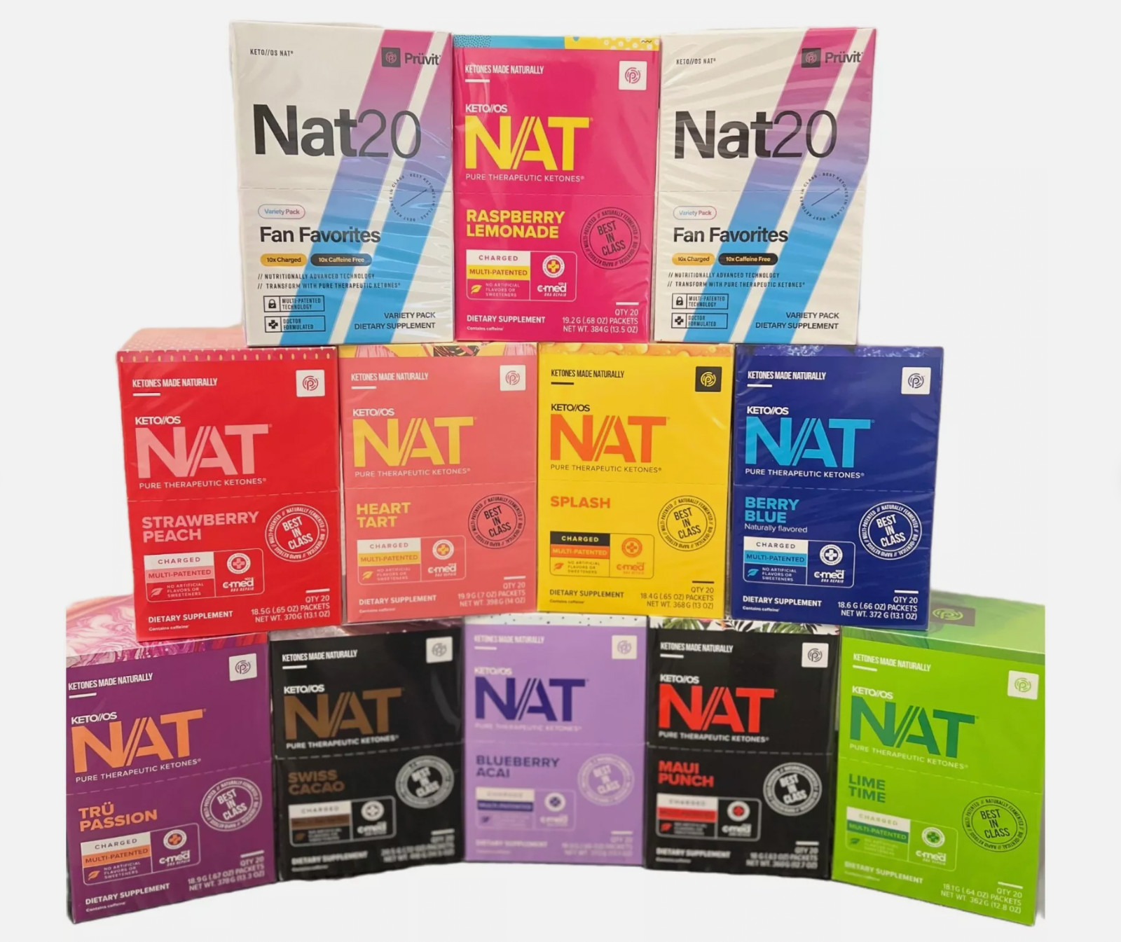 Pruvit Keto OS NAT KETONES Packs 5, 10 20 days Free Shipping