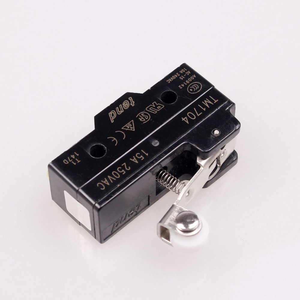 250V 15 Amp TM-1704 Short Hinge Roller Lever Micro Limit Switch