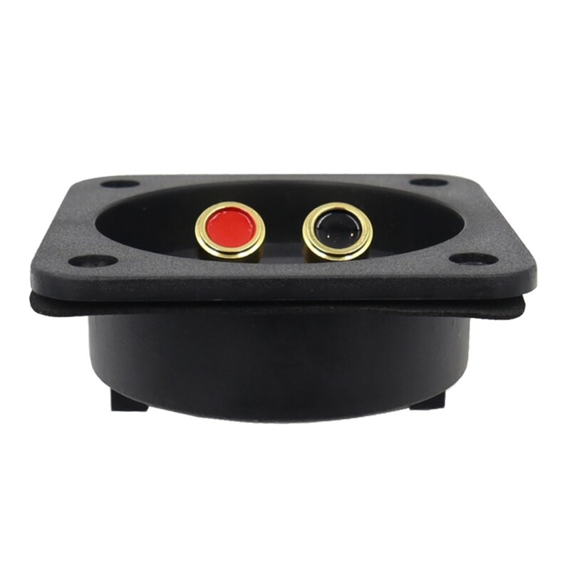 Speaker Junction Box Square Back Panel Wiring Terminal with 2 Position Connector