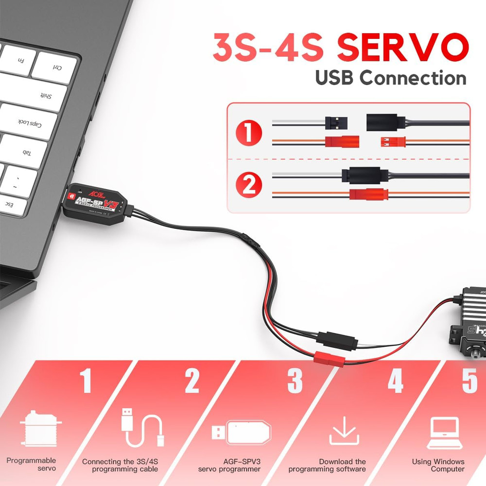 USB Servo Programmer Card for Servos with Programmable Marked(Agf-Spv3)