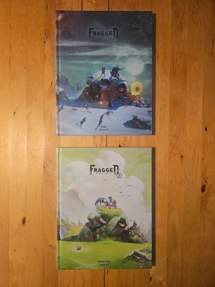 Fragged Empire 2e Rules & Setting Guide Bundle. Still Wrapped in Plastic!