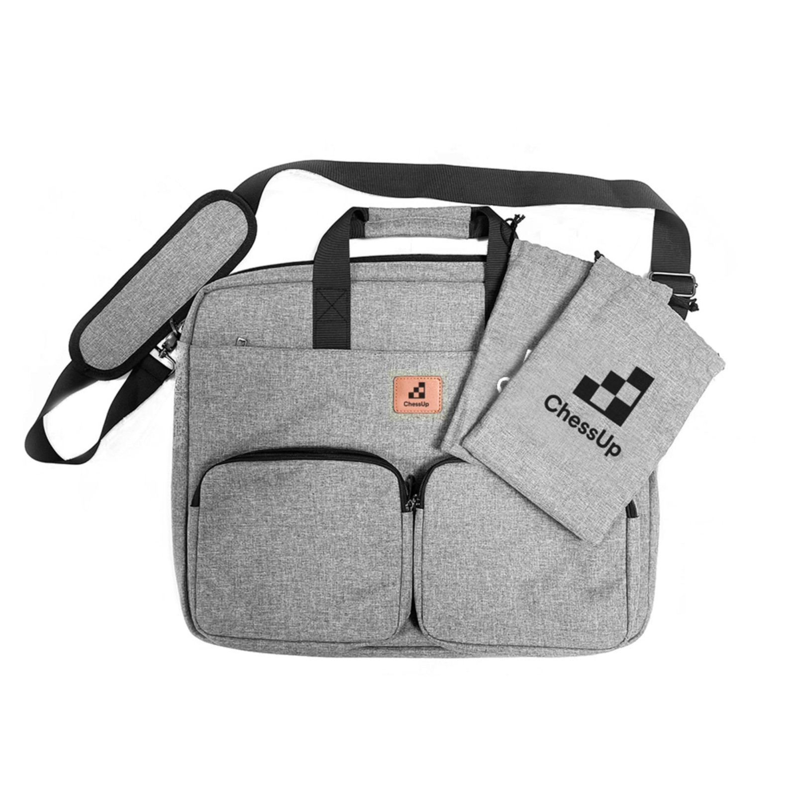 ChessUp 2 Refurbished BUNDLE Electronic Chessboard & Carry Bag + Piece Sacks