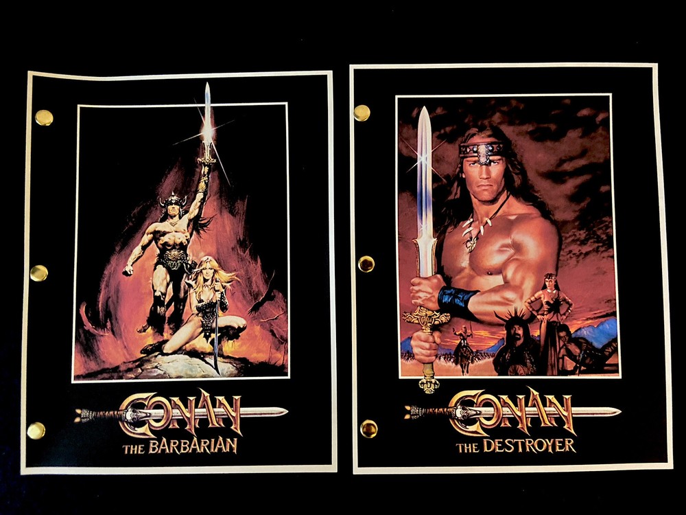 Universal CONAN: THE COMPLETE QUEST Series Rare Script SCREENPLAY SET Collection