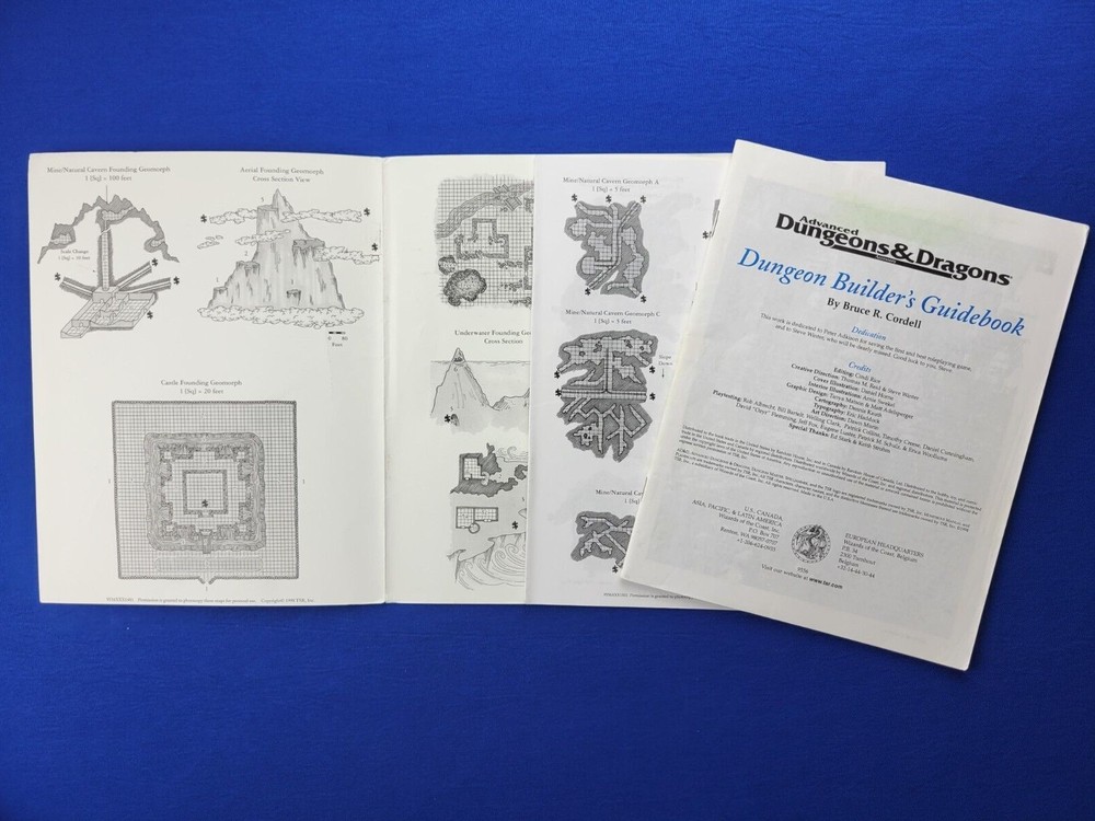 Dungeon Builder's Guidebook - AD&D 9556