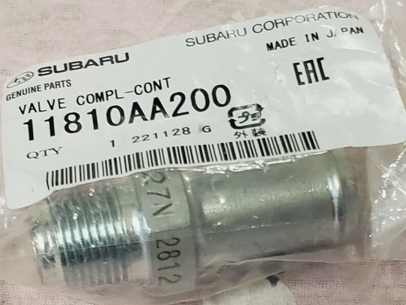 Genuine OEM Subaru PCV Valve Forester Outback Legacy Crosstrek Brz 11810AA200