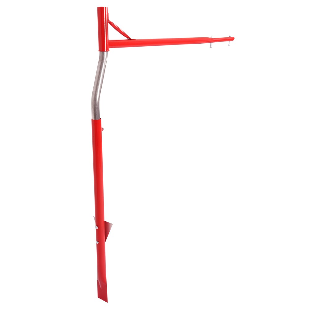Universal Mailbox Post Support Ideal for Both Rural and Residential Galvanized