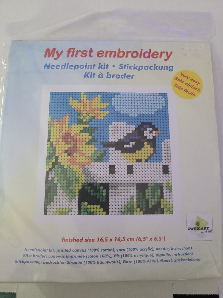 New Orchidea Needlepoint Kit: My First Embroidery - Summertime NEW