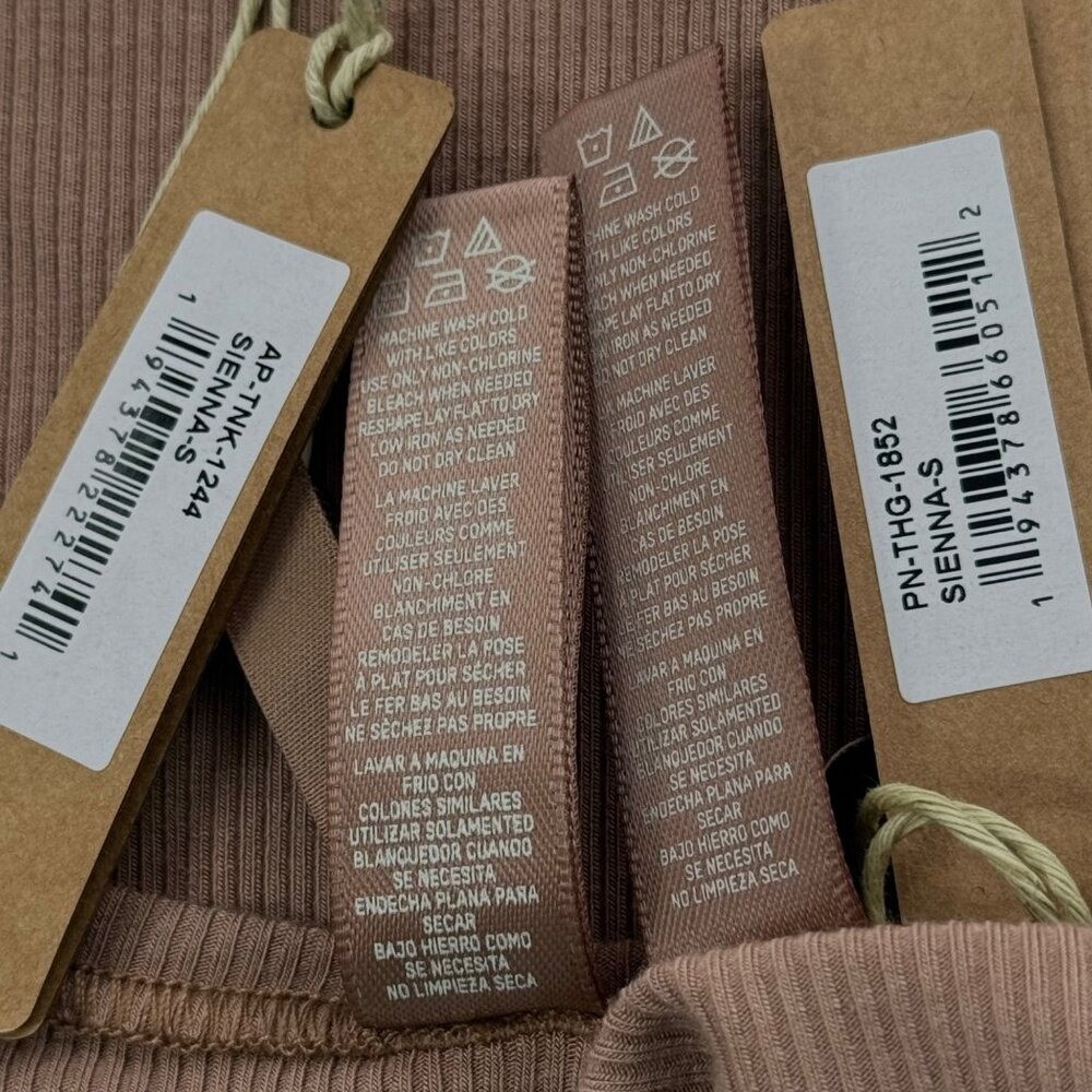 SKIMS Soft Lounge Rib Tank + Thong Team USA Sienna Small