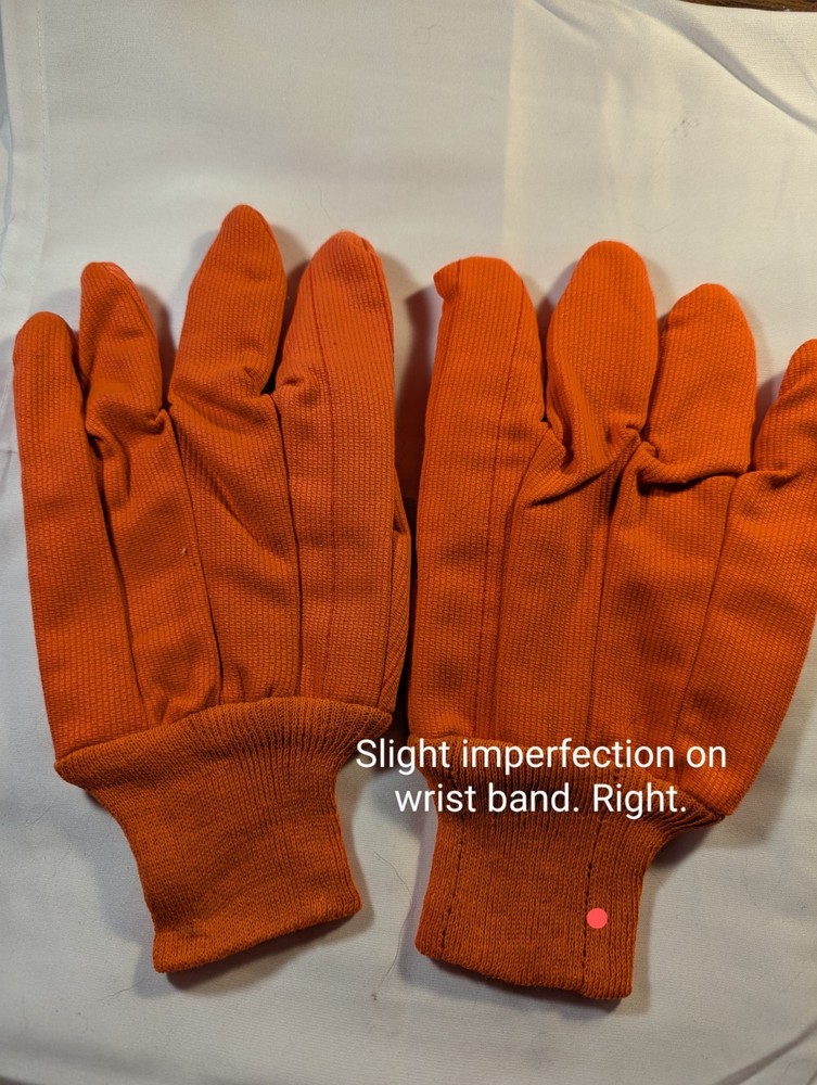 Gloves Hunting Orange Canvas